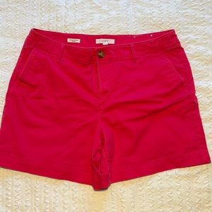 Loft washed Twill shorts 6”